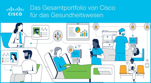 Cisco Gesamtportfolio im Gesundheitswesen